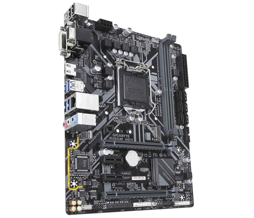 B360M HD3 (rev. 1.0) Key Features | Motherboard - GIGABYTE